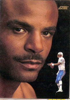 #676 Warren Moon - Houston Oilers - 1991 Score Football