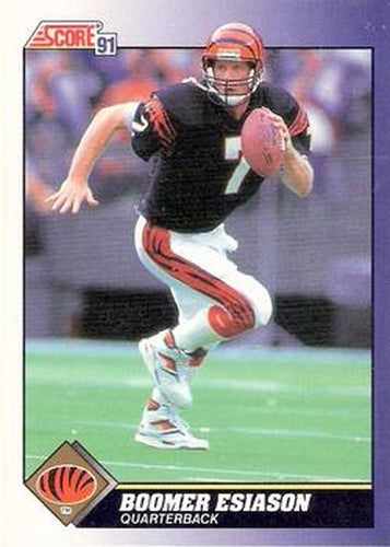 #7 Boomer Esiason - Cincinnati Bengals - 1991 Score Football