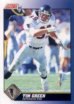 #99 Tim Green - Atlanta Falcons - 1991 Score Football