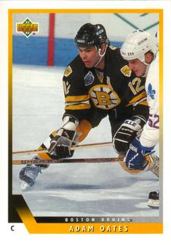 #327 Adam Oates - Boston Bruins - 1993-94 Upper Deck Hockey