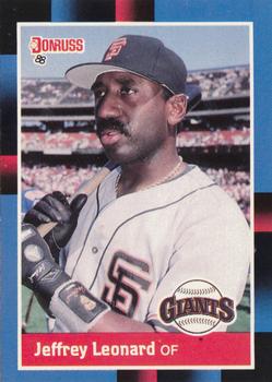 #327 Jeffrey Leonard - San Francisco Giants - 1988 Donruss Baseball