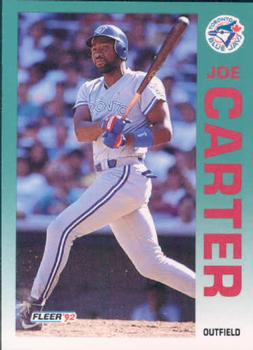 #327 Joe Carter - Toronto Blue Jays - 1992 Fleer Baseball