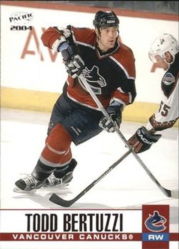 #327 Todd Bertuzzi - Vancouver Canucks - 2003-04 Pacific Hockey