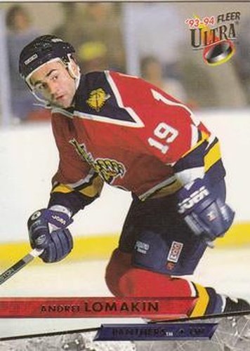 #327 Andrei Lomakin - Florida Panthers - 1993-94 Ultra Hockey