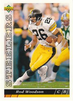 #327 Rod Woodson - Pittsburgh Steelers - 1993 Upper Deck Football