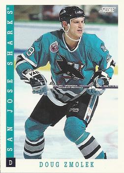 #327 Doug Zmolek - San Jose Sharks - 1993-94 Score Canadian Hockey