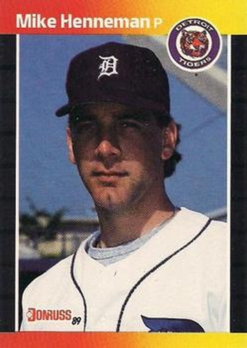#327 Mike Henneman - Detroit Tigers - 1989 Donruss Baseball