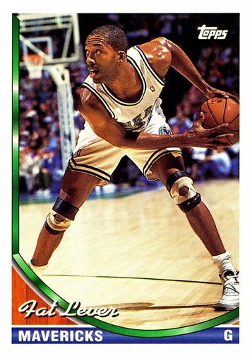 #327 Fat Lever - Dallas Mavericks - 1993-94 Topps Basketball