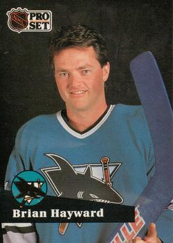 #327 Brian Hayward - 1991-92 Pro Set Hockey