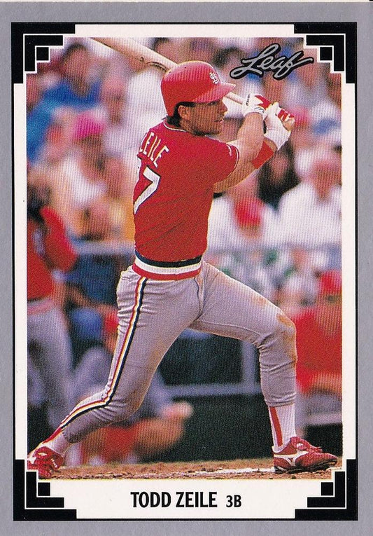 #327 Todd Zeile - St. Louis Cardinals - 1991 Leaf Baseball