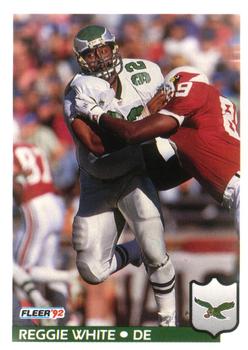 #327 Reggie White - Philadelphia Eagles - 1992 Fleer Football