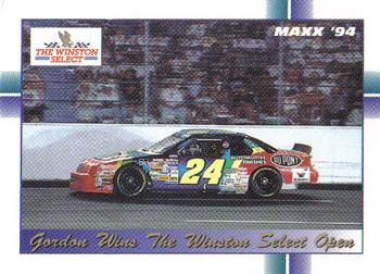 #327 Gordon Wins the Winston Select Open - Hendrick Motorsports - 1994 Maxx Racing