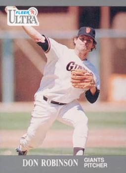 #327 Don Robinson - San Francisco Giants - 1991 Ultra Baseball