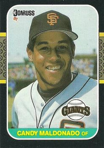 #327 Candy Maldonado - San Francisco Giants - 1987 Donruss Baseball