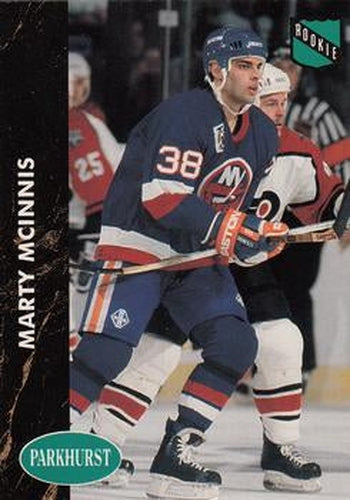 #327 Marty McInnis - New York Islanders - 1991-92 Parkhurst Hockey
