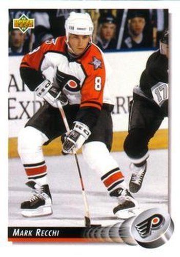 #327 Mark Recchi - Philadelphia Flyers - 1992-93 Upper Deck Hockey