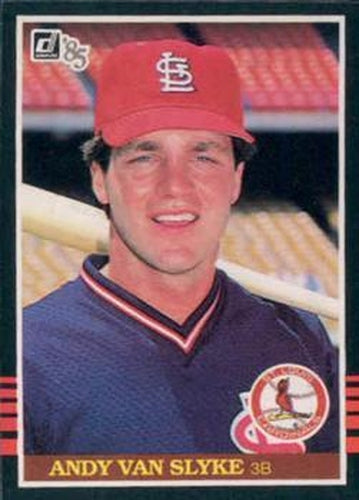 #327 Andy Van Slyke - St. Louis Cardinals - 1985 Donruss Baseball