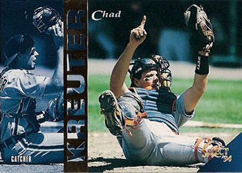 #327 Chad Kreuter - Detroit Tigers - 1994 Select Baseball