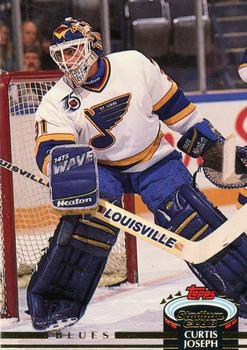 #327 Curtis Joseph - St. Louis Blues - 1992-93 Stadium Club Hockey