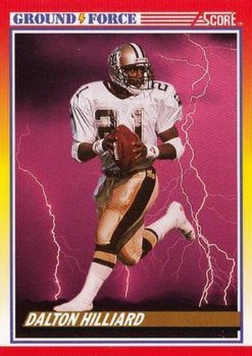 #327 Dalton Hilliard - New Orleans Saints - 1990 Score Football