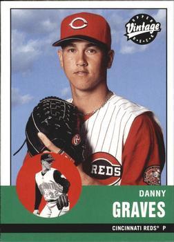 #327 Danny Graves - Cincinnati Reds - 2001 Upper Deck Vintage Baseball