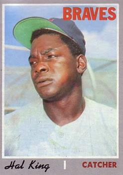 #327 Hal King - Atlanta Braves - 1970 Topps Baseball