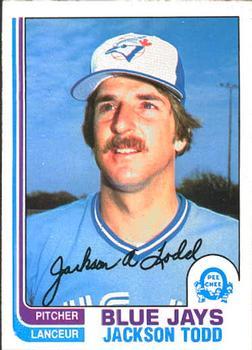 #327 Jackson Todd - Toronto Blue Jays - 1982 O-Pee-Chee Baseball