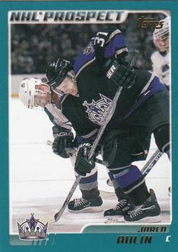 #327 Jared Aulin - Los Angeles Kings - 2003-04 Topps Hockey