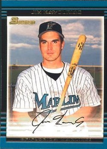 #327 Jim Kavourias - Florida Marlins - 2002 Bowman Baseball