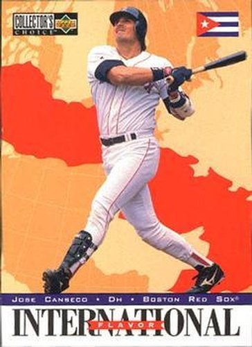 #327 Jose Canseco - Boston Red Sox - 1996 Collector's Choice Baseball