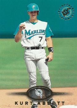 #327 Kurt Abbott - Florida Marlins - 1995 Stadium Club Baseball