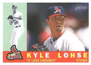 #327 Kyle Lohse - St. Louis Cardinals - 2009 Topps Heritage Baseball
