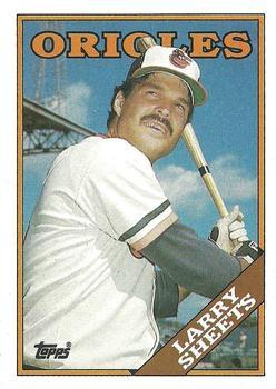 #327 Larry Sheets - Baltimore Orioles - 1988 Topps Baseball