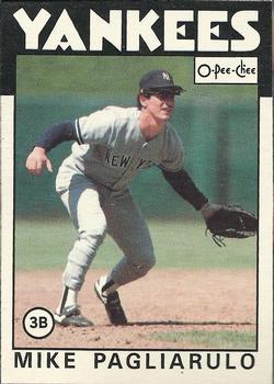 #327 Mike Pagliarulo - New York Yankees - 1986 O-Pee-Chee Baseball