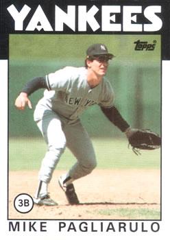 #327 Mike Pagliarulo - New York Yankees - 1986 Topps Baseball