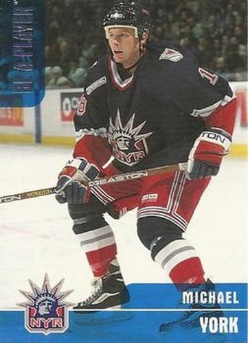 #327 Mike York - New York Rangers - 1999-00 Be a Player Memorabilia Hockey