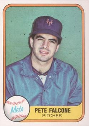 #327 Pete Falcone - New York Mets - 1981 Fleer Baseball
