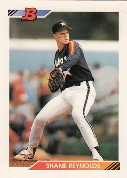 #327 Shane Reynolds - Houston Astros - 1992 Bowman Baseball