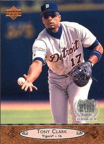 #327 Tony Clark - Detroit Tigers - 1996 Upper Deck Baseball