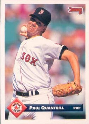 #327 Paul Quantrill - Boston Red Sox - 1993 Donruss Baseball