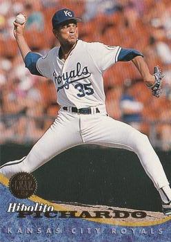 #327 Hipolito Pichardo - Kansas City Royals - 1994 Leaf Baseball