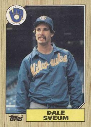 #327 Dale Sveum - Milwaukee Brewers - 1987 Topps Baseball