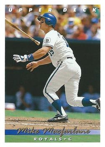 #327 Mike Macfarlane - Kansas City Royals - 1993 Upper Deck Baseball