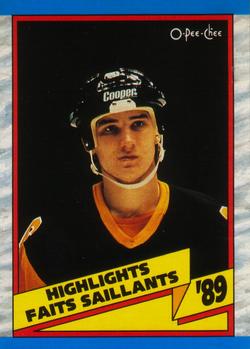 #327 Mario Lemieux - Pittsburgh Penguins - 1989-90 O-Pee-Chee Hockey