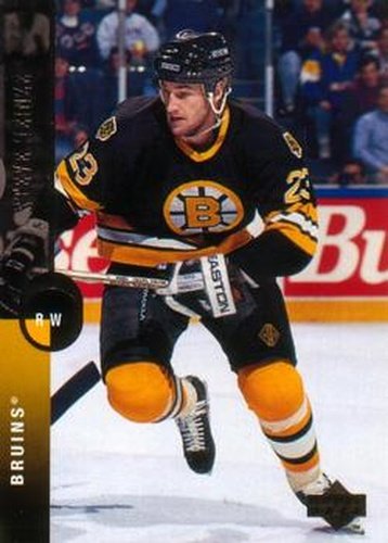 #327 Steve Heinze - Boston Bruins - 1994-95 Upper Deck Hockey