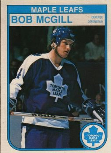 #327 Bob McGill - Toronto Maple Leafs - 1982-83 O-Pee-Chee Hockey