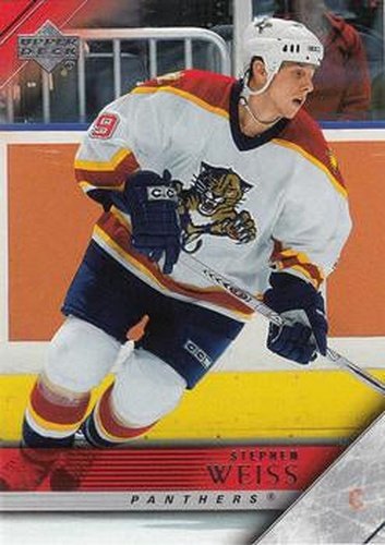 #327 Stephen Weiss - Florida Panthers - 2005-06 Upper Deck Hockey