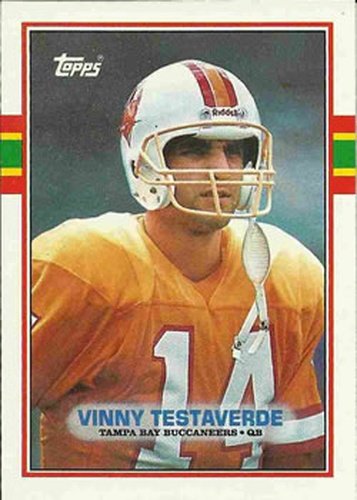 #327 Vinny Testaverde - Tampa Bay Buccaneers - 1989 Topps Football