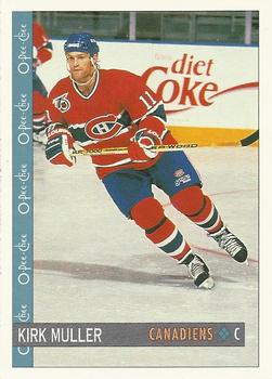 #327 Kirk Muller - Montreal Canadiens - 1992-93 O-Pee-Chee Hockey