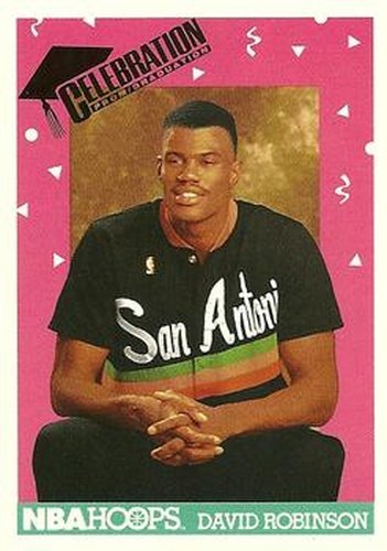 #327 David Robinson - San Antonio Spurs - 1991-92 Hoops Basketball